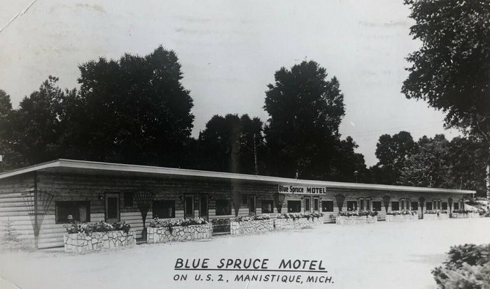 Blue Spruce Motel - Postcard Photo (newer photo)